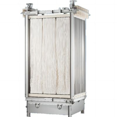 30-50 LMH Flujo de refrigeración PVDF PES Filamentos de membrana de ultrafiltración de fibra hueca para MBR 10 m2 Rendimiento duradero